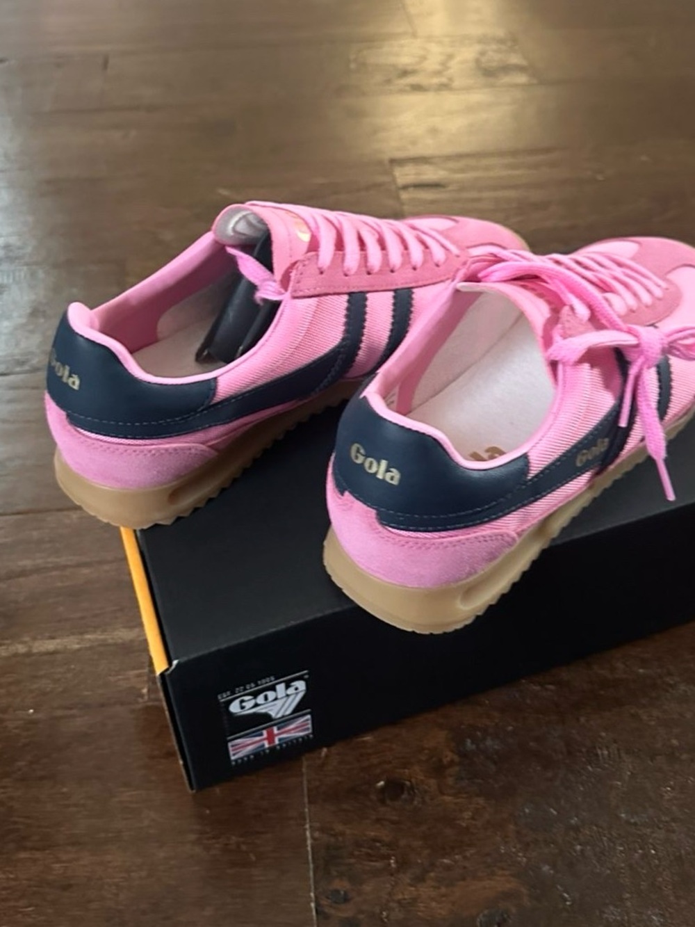 Gola Tornado Sneakers Pink size 8 Brand New - Picture 8 of 12